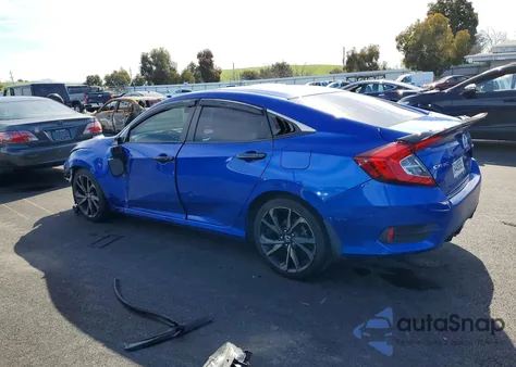 2019 Honda Civic Sport из США, поврежденный, VIN 19XFC2F82KE210569